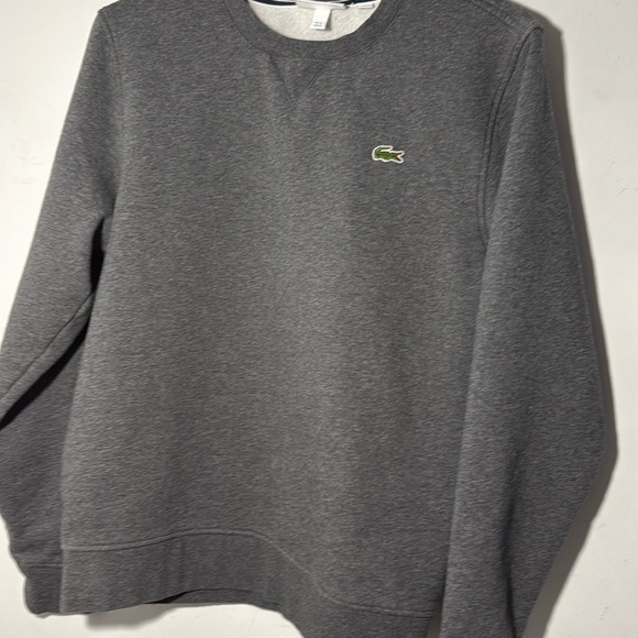 Lacoste Men's Charcoal Crewneck Sweater - Picture 1 of 3
